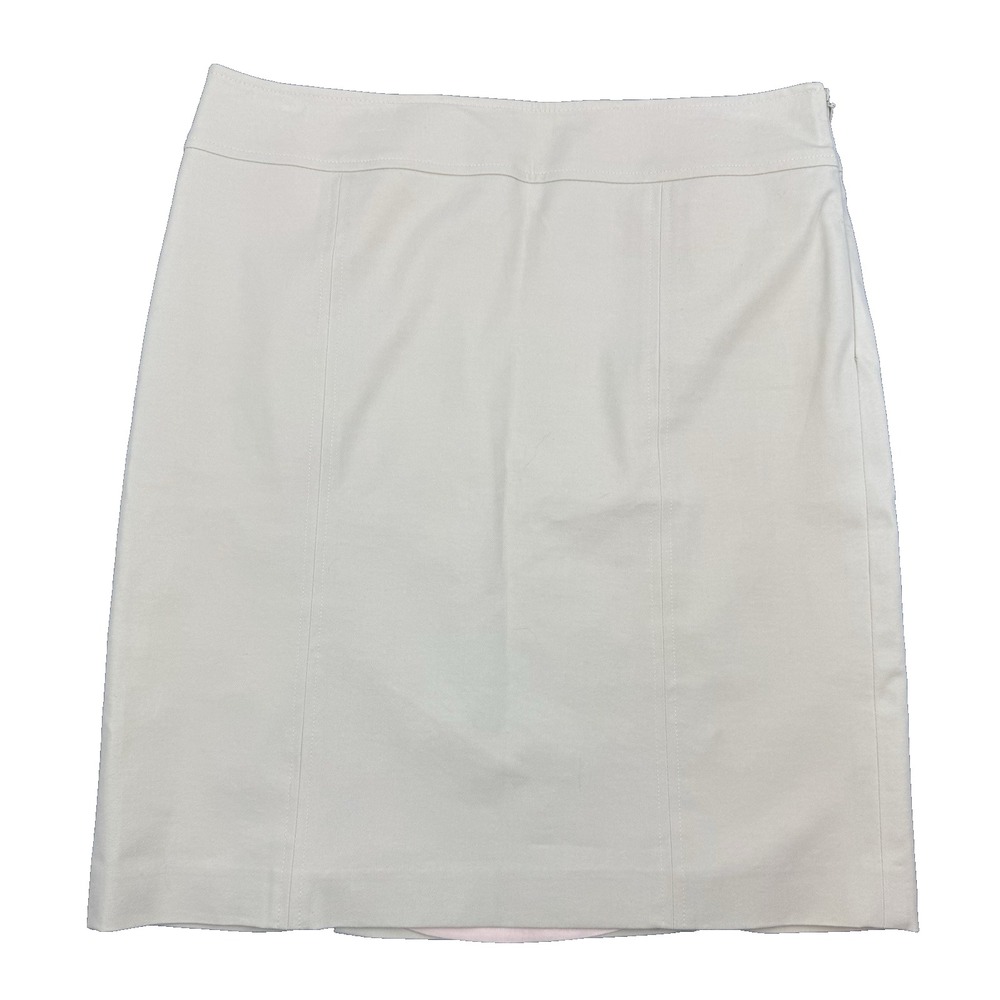 CYNTHIA STEFFE‎ Womens Pencil zipper detail trendy TAN SKIRT - 8
